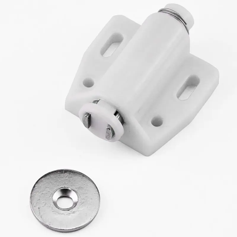 Magnetic Door Catch Single Door Rebound Push To Open Touch Catch Built-in Spring For Wardrobe Cupboard Shoe Cabinet magnetic cabinet catches,door catches,magnetic cabinet latches,cabinet door latch