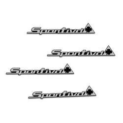 Alfa Romeo Car Interior Stereo Sound Emblem Decal Sticker (B - 4PCS)