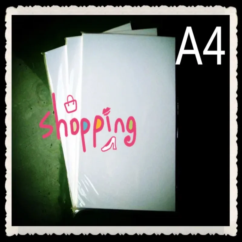 20 Pieces A4 Size Sample Glossy/Luster/Silk Surface RC Photo Paper Sheets For Inkjet Printer