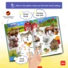 Montessori English Audio Book Preschool Learning Activity Book - Sensory Toys Puzzle Toys Children's Learning eBooks 2
