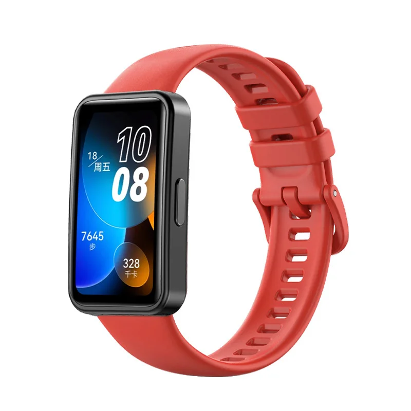 Silicone Smartwatch Replacement Strap - Stylish Wristband Bracelet Accessory
