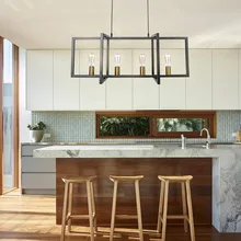 

Large Minimalist Pendant Light Dining Table Black Ceiling Nordic Pendant Light Room Decoration Fixture Lampara Lights HX50NU