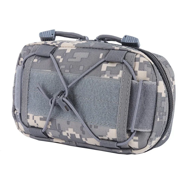

Tactical Molle Horizontal Admin Pouch Compact 1000D Utility EDC Tool Bag Medical Kit Bag Camping Hiking Hunting Belt Waist Pack
