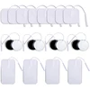 Electrode Patches Massage For Tens Acupuncture Machine Slimming  Muscle Stimulator Pad Conductive Gel Therapeutic Massager Pads