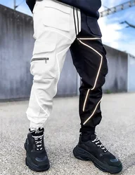 Mens Cargo Pants Hip Hop Techwear Harem Pant Jogger Sweatpants with Pockets Jogging Punk Cargo Pants for Men Cargo Harem Pants