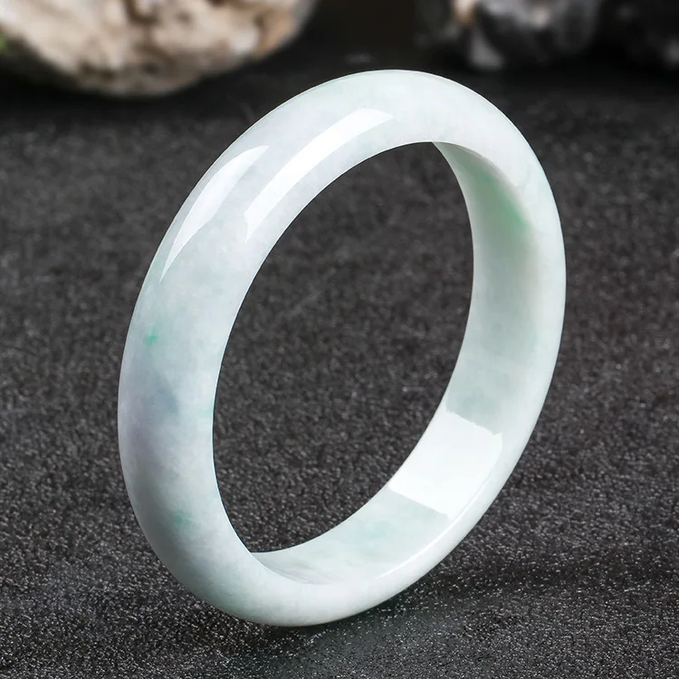 

Natural Myanmar Jade Jade 54mm-62mm bracelet Princess jewelry bracelet send mom send girlfriend gift