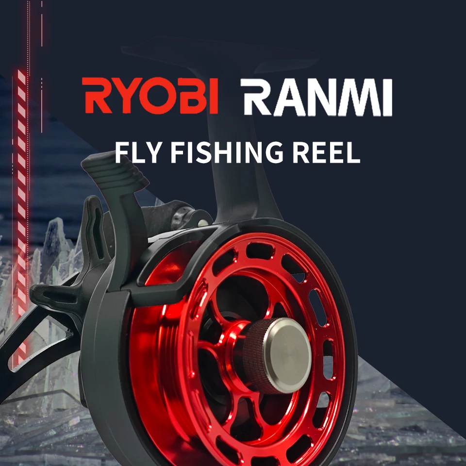 RYOBI RANMI Ice Fishing Reel CNC Aluminium Spool Lightweight Fly Fishing Reel