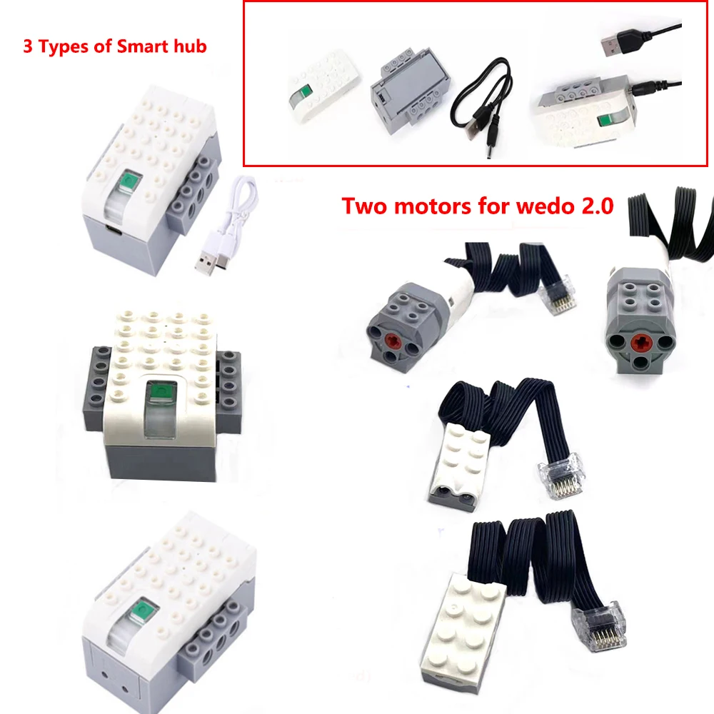 5PcslotWedo20PowerFunctionsElectricMotorsTiltMotionSensor