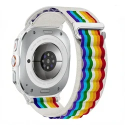 Alpine Loop Nylon Sport Strap - Premium Watchband Bracelet for Galaxy Watch Ultra (9 Rainbow colors)