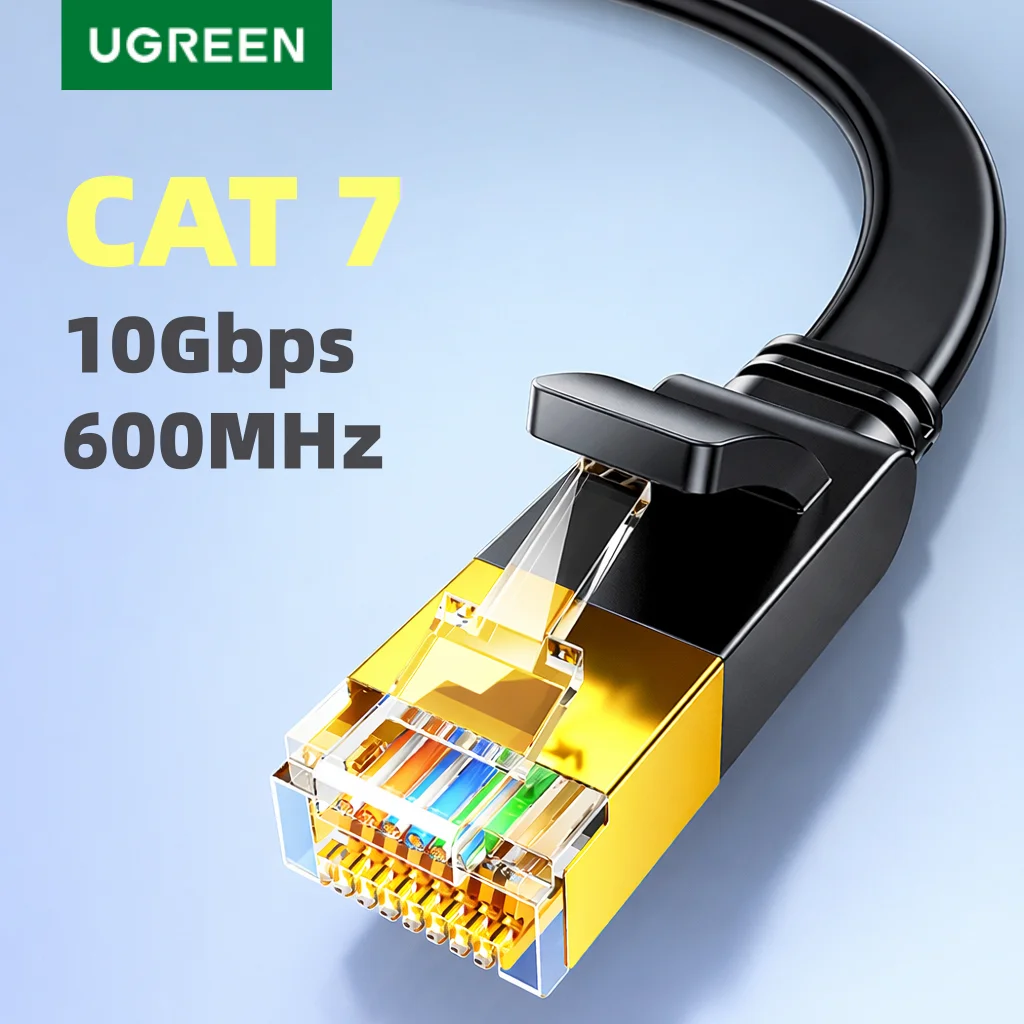 UGREEN Cat 7 كابل إيثرنت 10 جيجابت في الثانية كابل...