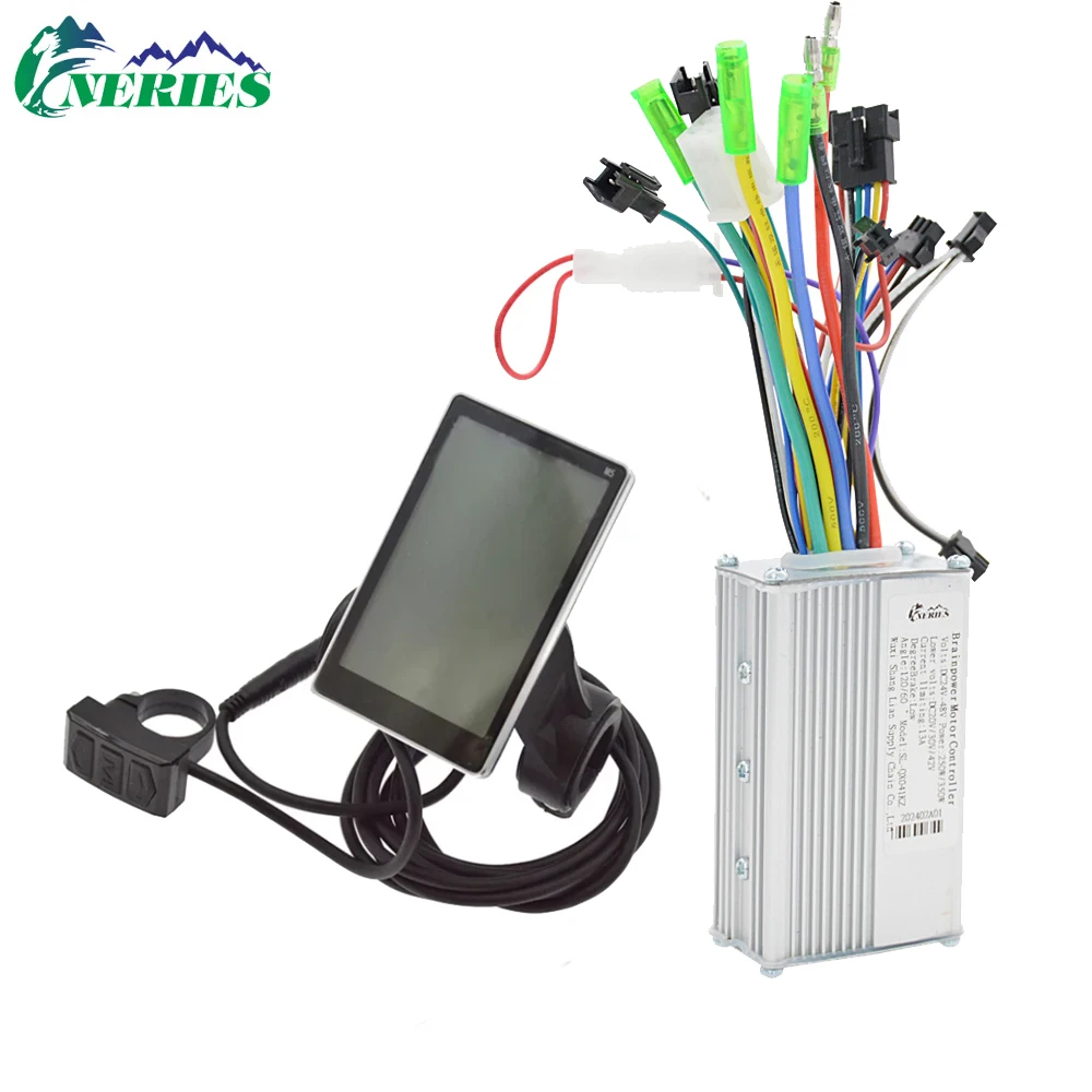 36V 60V 전기 자전거 13A 브러시리스 모터 컨트롤러 LCD 디스플레이 지능형 제어 여러 사양