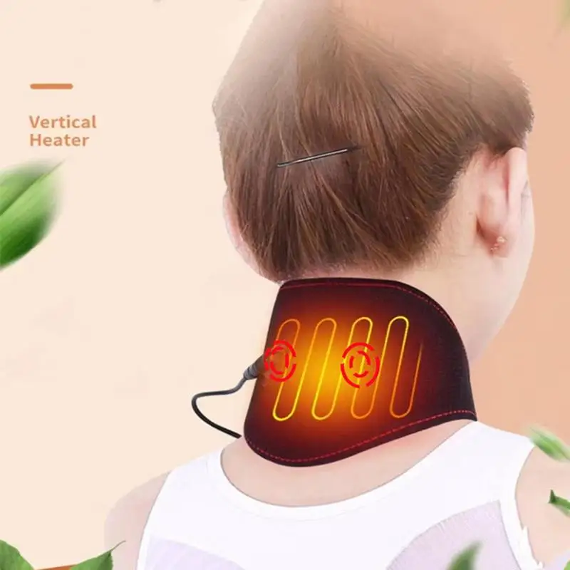 Winter Neck Shoulder Electric Neck Heating Pad Heating Pad for Shoulders 5 Temperature Modes Adjustable USB Heated