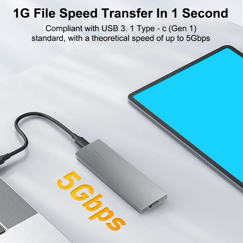 M2 SSD ̽ M.2 NGFF SATA SSD Ŭ , USB 3.1, USB C ܺ Ŭ, M  B & M Ű , M.2 ϵ ũ ڽ, 5Gbps