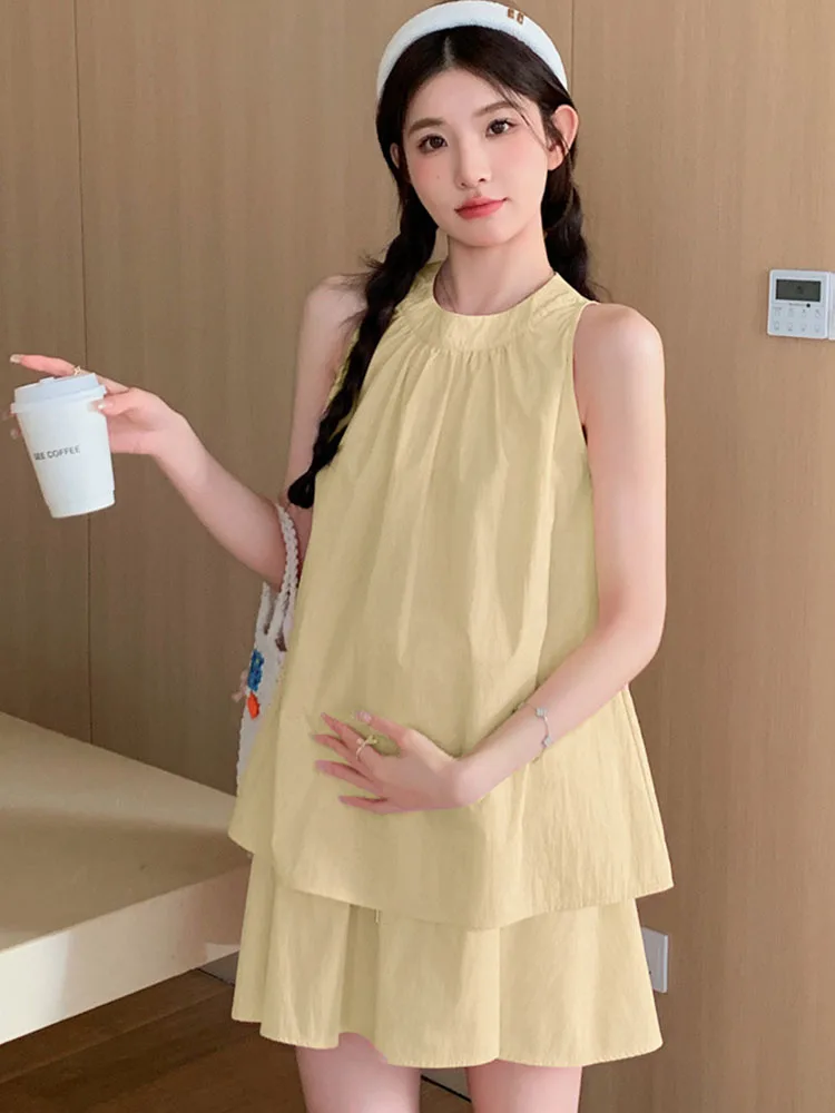 Summer Maternity Outfit Set