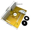 Router Lift System and Aluminum Router Table Insert Plate , 6-speed 800W Electric Trimmer Wood Engraving Router Slotting Machine 2