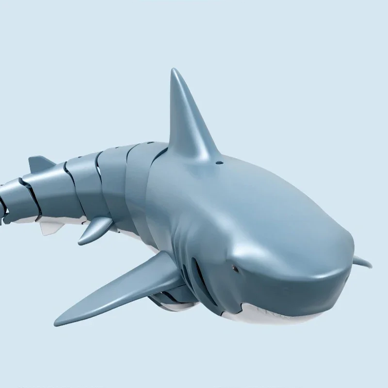 2.4G T11 Mini RC Shark Fish Boat Waterproof Simulation Outdoor Model Electric Radio Control Animal Sharks Robot Toys Boys 2