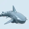 2.4G T11 Mini RC Shark Fish Boat Waterproof Simulation Outdoor Model Electric Radio Control Animal Sharks Robot Toys Boys 2