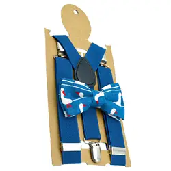 Kids Suspenders Bow Tie Set Boys Girls Baby Braces Adjustable Braces for Trousers Cosplay Party Favors Dance Costume Halloween