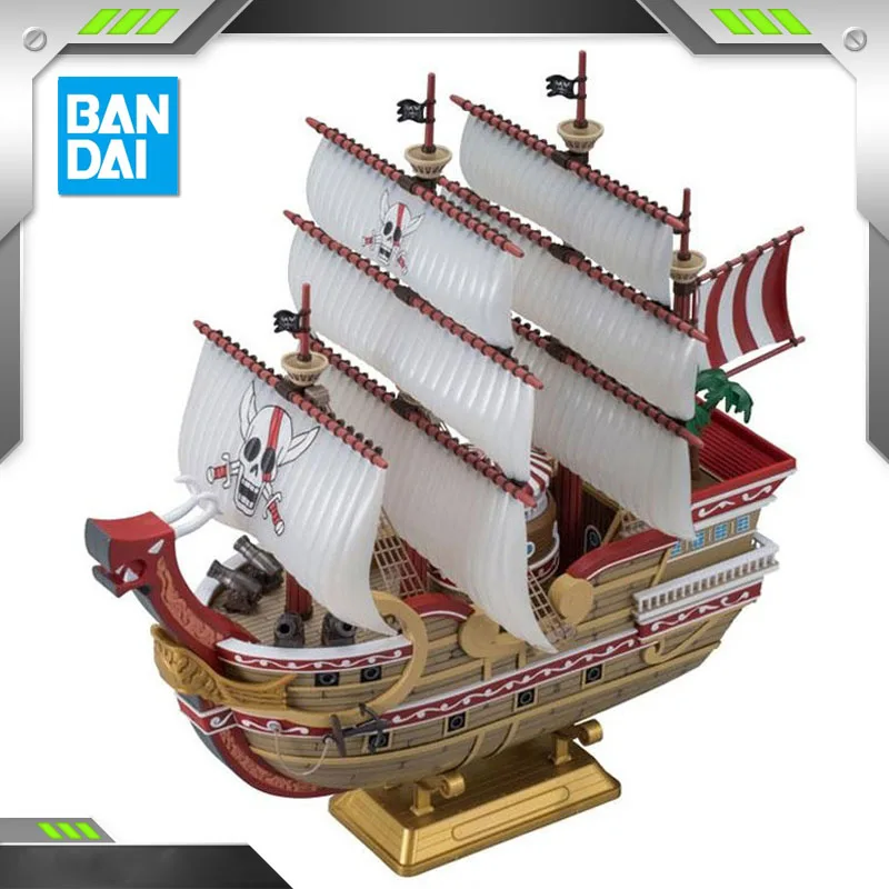 

BANDAI Anime One Piece Red Hair Pirates Assembly Plastic Model Kit Action Toy Figures Christmas Gifts Action Figures