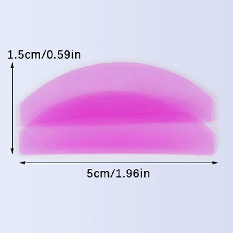 1 paio di cuscinetti Perm per ciglia in Silicone Ultra sottile aste per ciglia scudo Lifting 3D accessori per piegaciglia applicatore strumento per il trucco