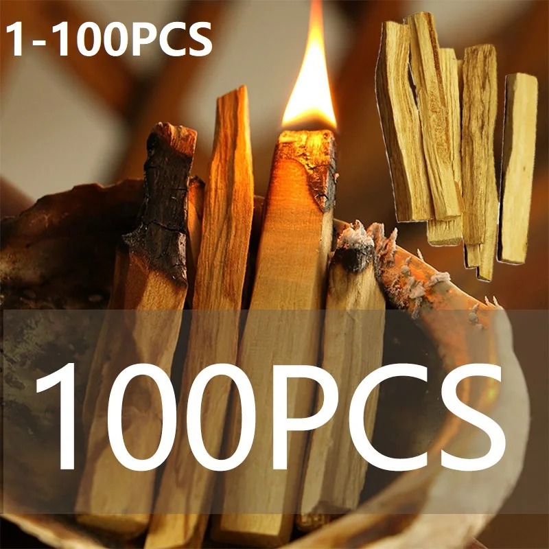 1-100 PZ Palo Santo Bastoncini di Incenso Naturale Purificazione