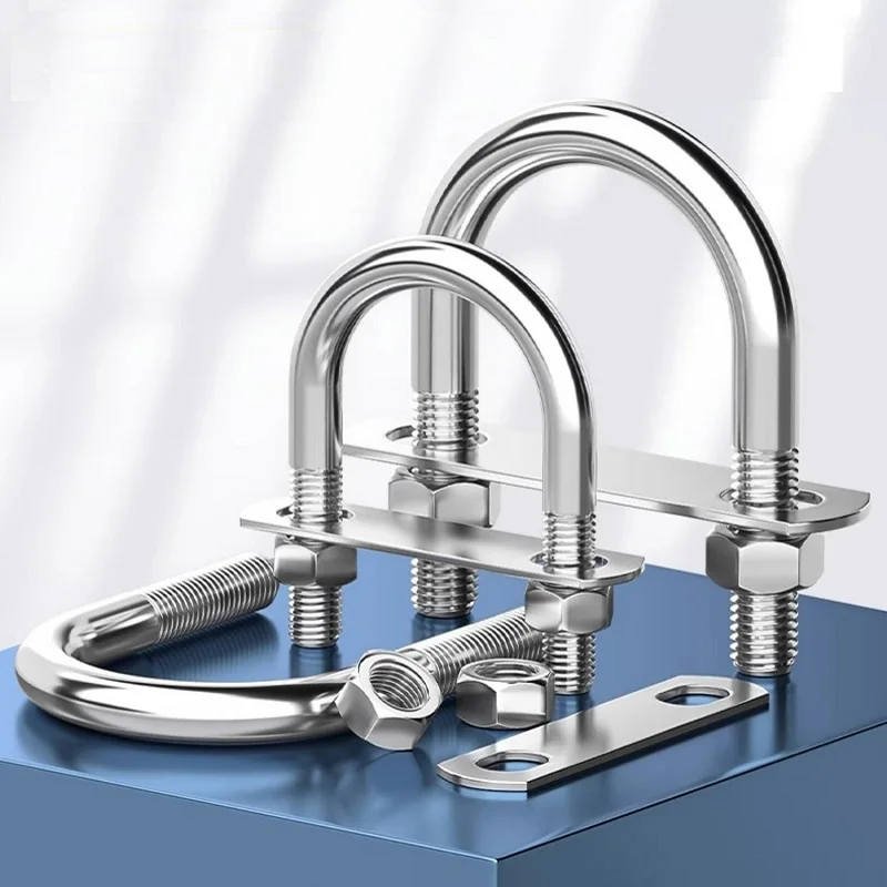porcas redondas tubo clamp clip suporte 02