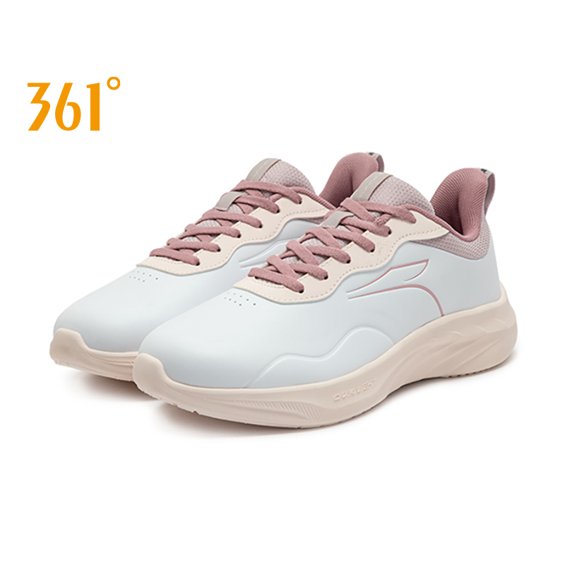 361 Degrees Running Shoes Women Grip Shock-absorbing Lightweight Breathable Wear-resistant Rebound Female Sneakers 682512229F