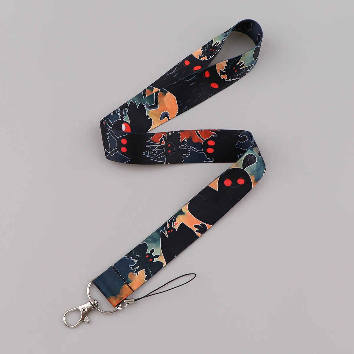 Erschreckende Motte Mann Lanyard für Schlüssel Kette Karte Abdeckung Abzeichen halter Schlüssel bund für Schlüssel ring Zubehör Schmuck Geschenke – Detail 2