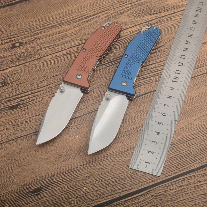 SANRENMU 7063 Folding Camping Pocket Knife Outdoor 8CR18 Blade Steel
