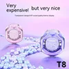 T8 PRO Tws Bluetooth Earbuds Transparent with LED Digital Display Wireless In-Ear Earphone for Xiaomi Huawei iPhone Headphone 6