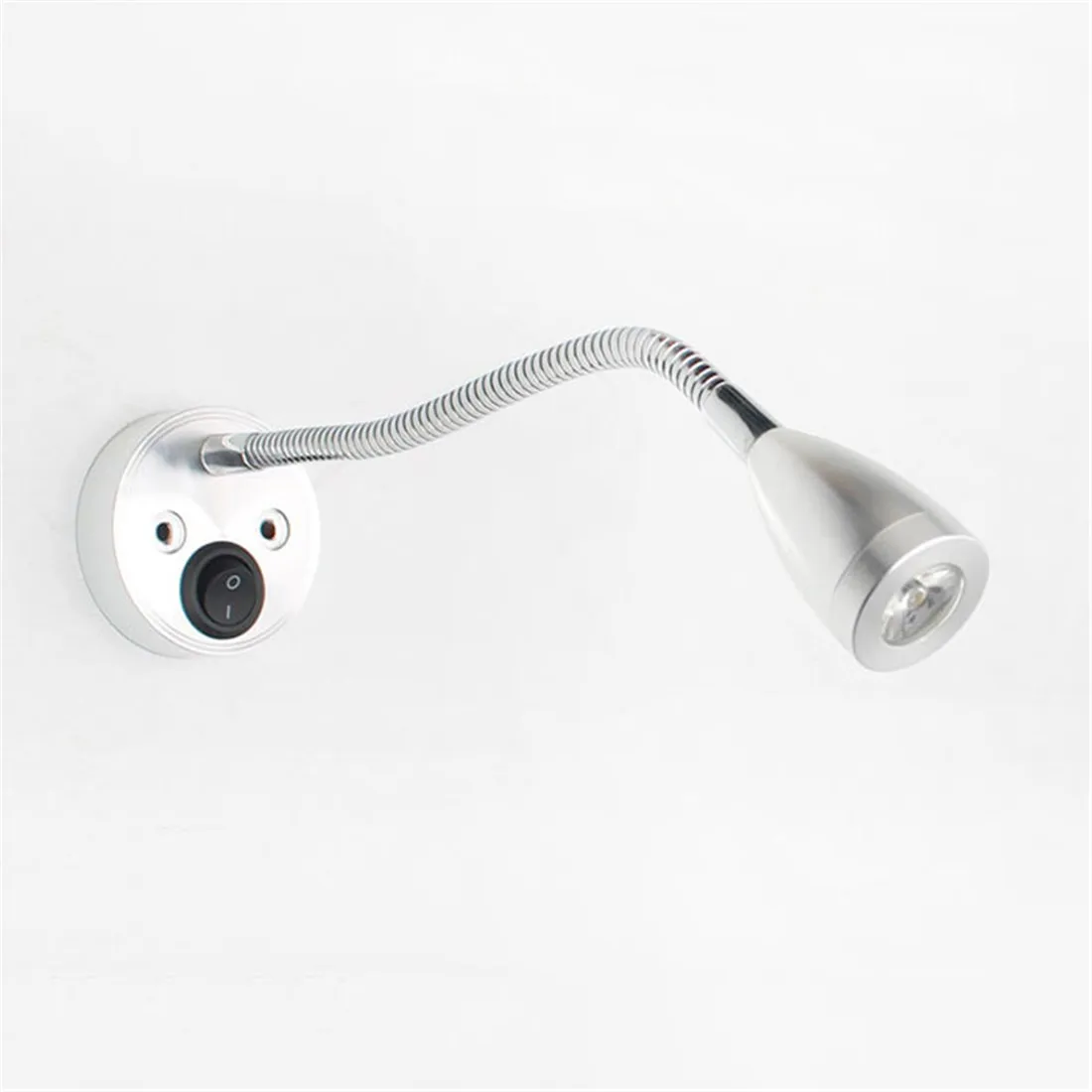 Wall Lamp Gooseneck RV Reading 12V 3W Bedside with Switch For Reading Boat Yacht Caravan Motorhome