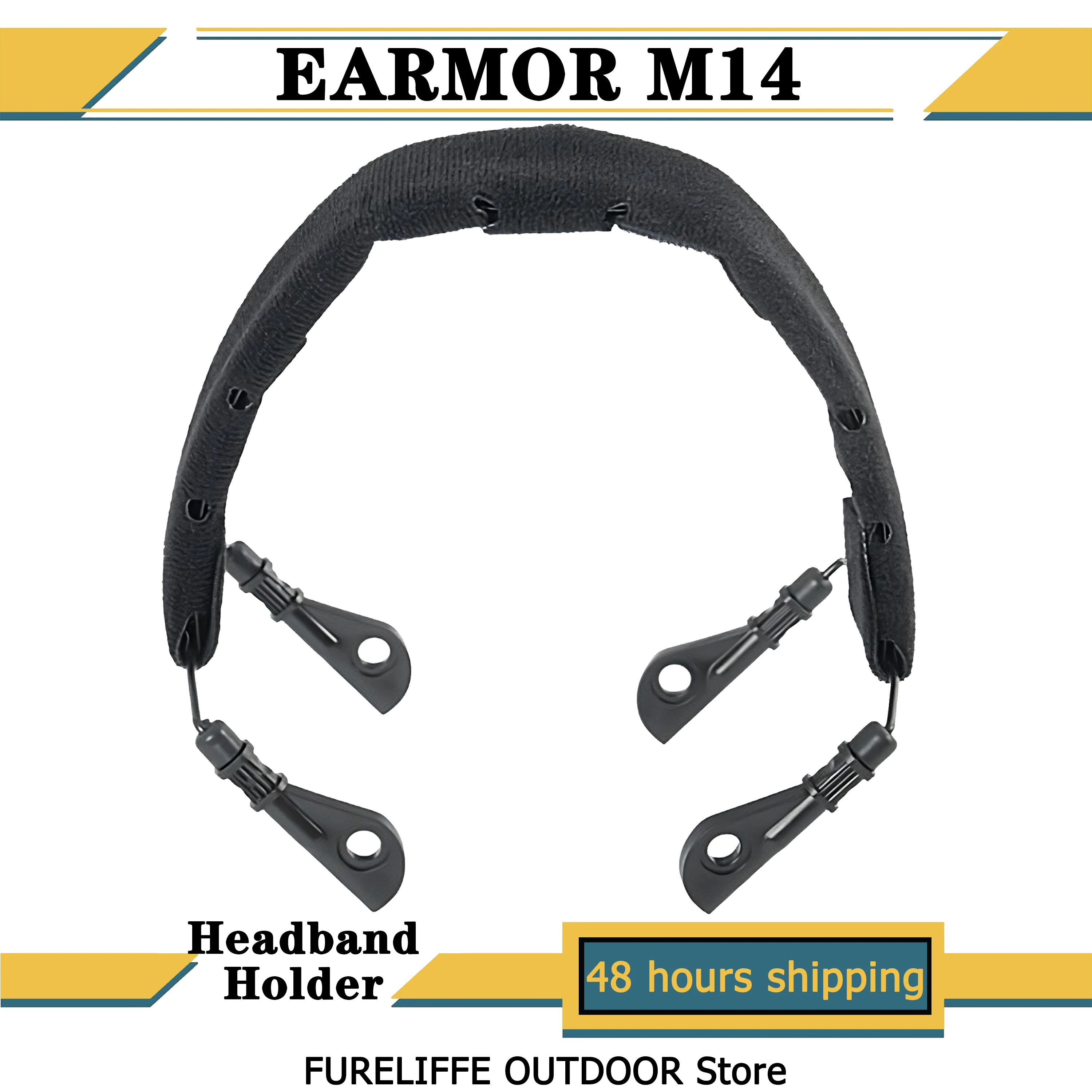 

EARMOR Original Tactcial Shooting Headphones Headband Head Hoop Bracket For EARMOR M32 / M32H / M31H / M31 Headband Accessories