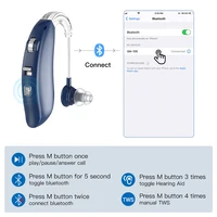 Ear Machine Deaf Hearing Aid Sound Amplifiers Price BTE Bluetooth Hearing Aids Rechargeable For Deafness 2