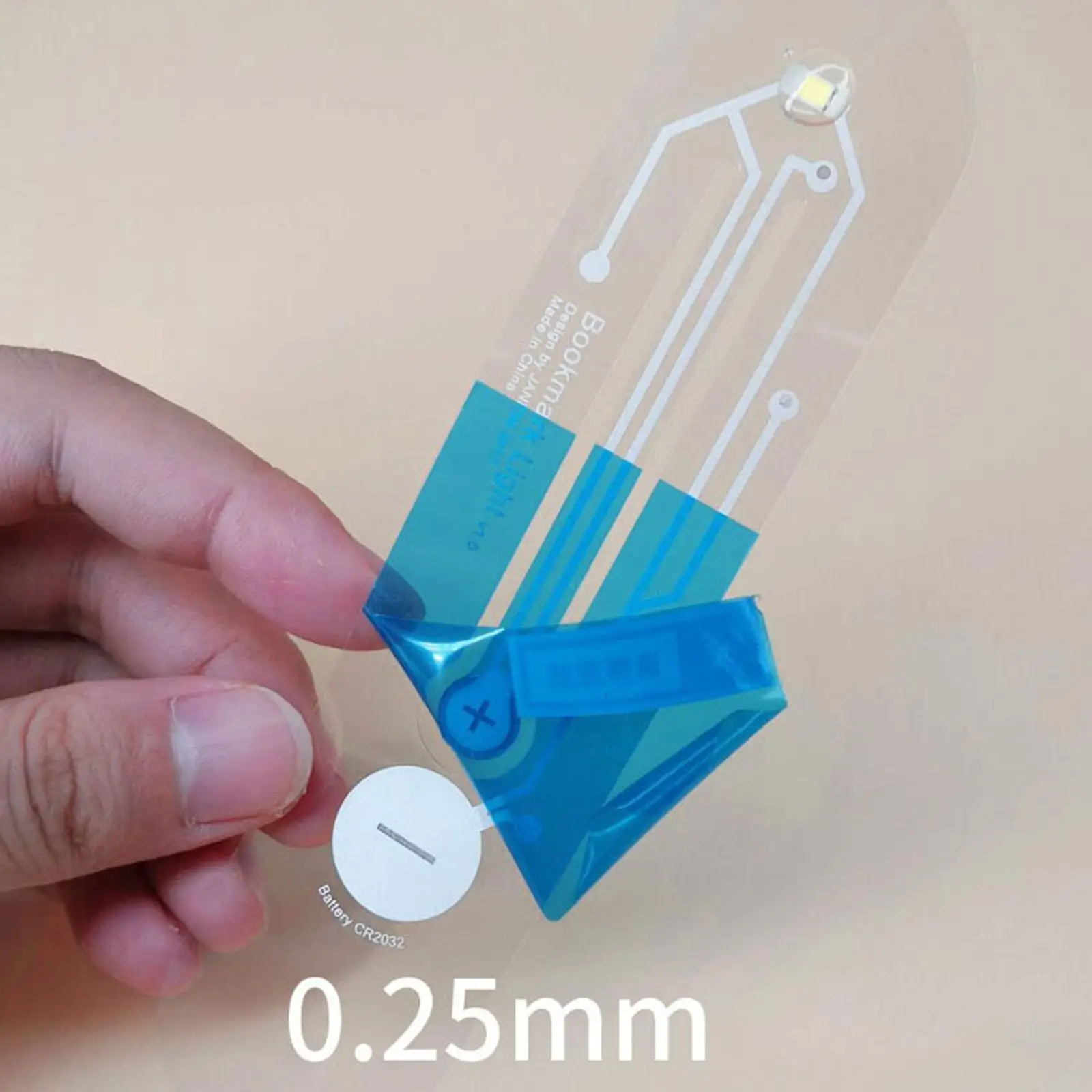 LED Book Lamps Foldable Creative Eye Protection Lamps Bendable Novelty Card Flashlight Card Flashlight Lighting Tool