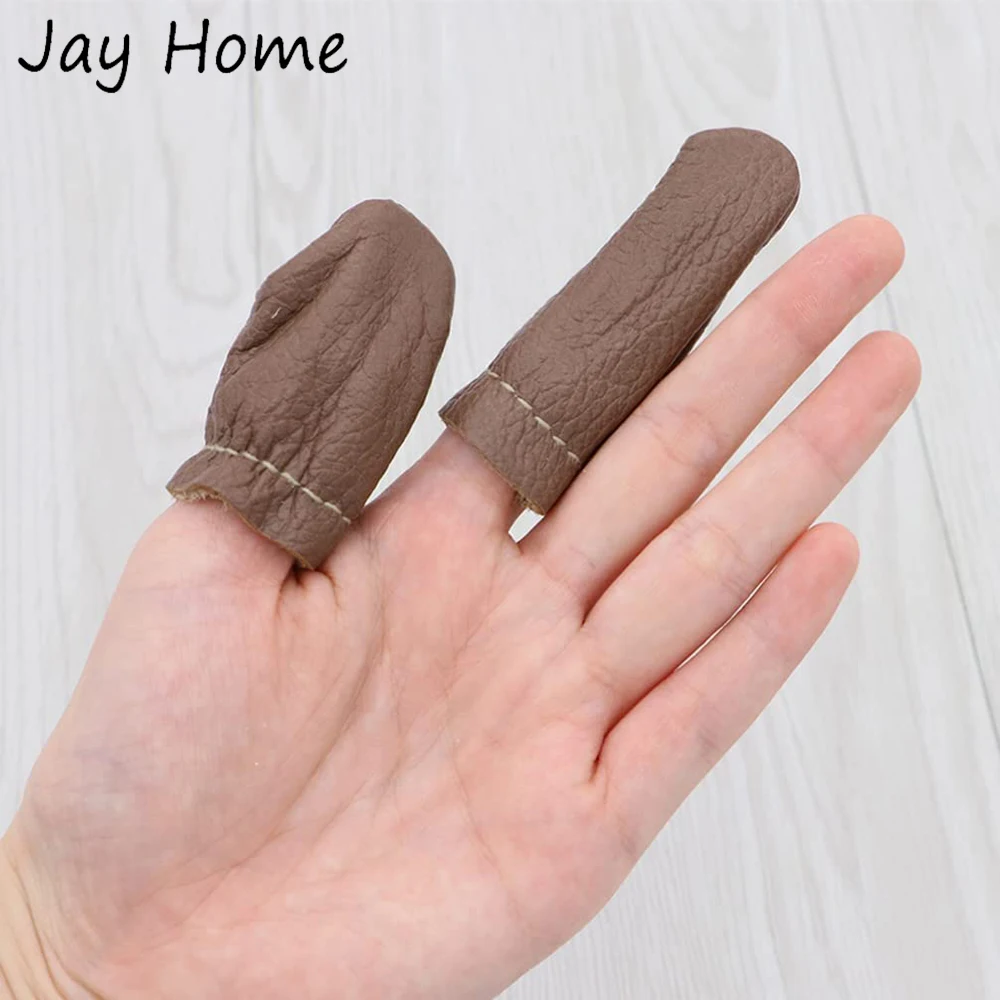 Closed Leather Finger Guards
