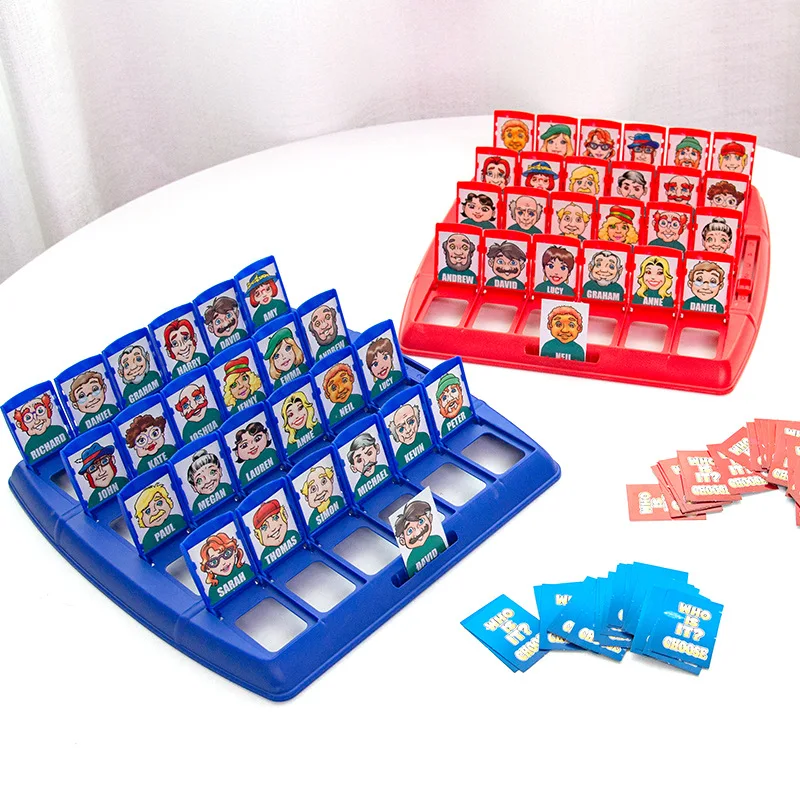 Family guessing game Guess who I am Classic board game All English card toy memory training Parent-child party party indoor game 5