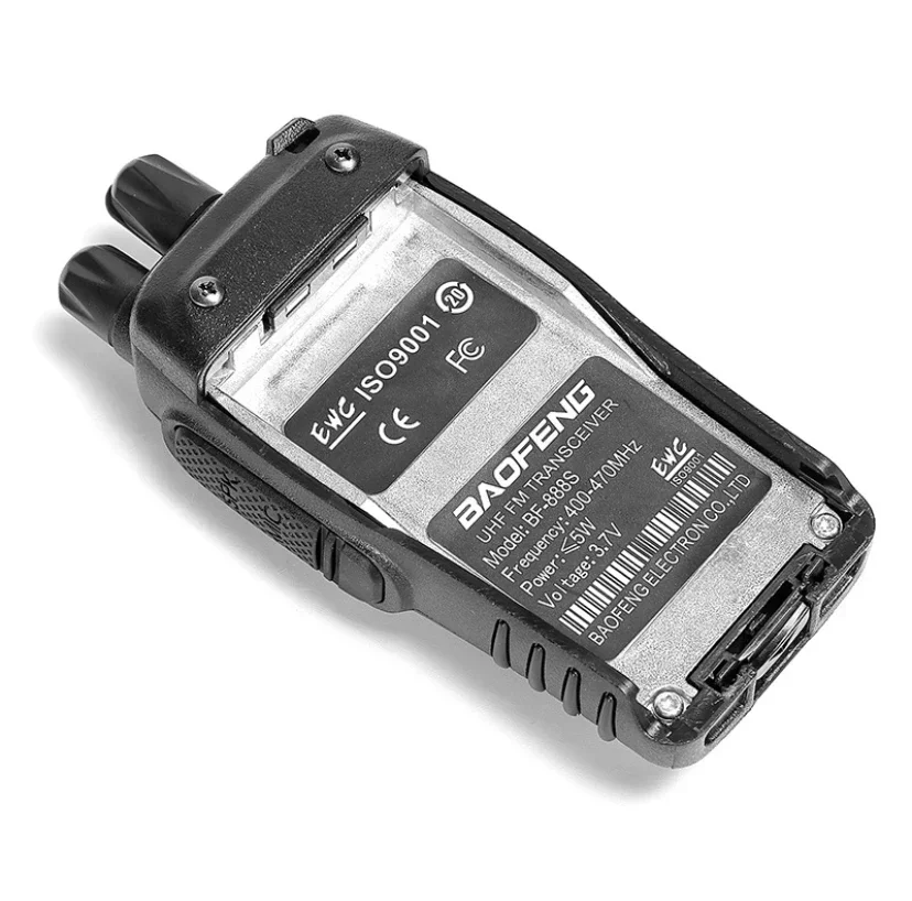 5-10km Talkie Long Range Two-way Radio ultra-long standby time Waterproof Walkie BF-888S UHF 400-470MHz 16CH VOX with Type-C Cha