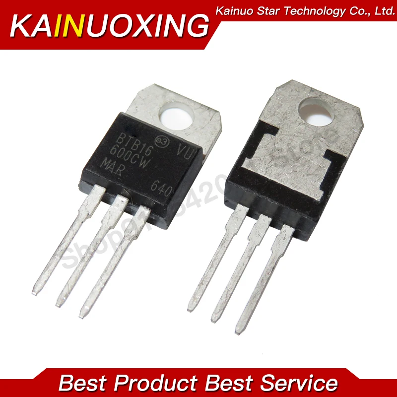 10PCS BTB16-600CW TO-220 BTB16-600 TO220 BTB16 600V 16A