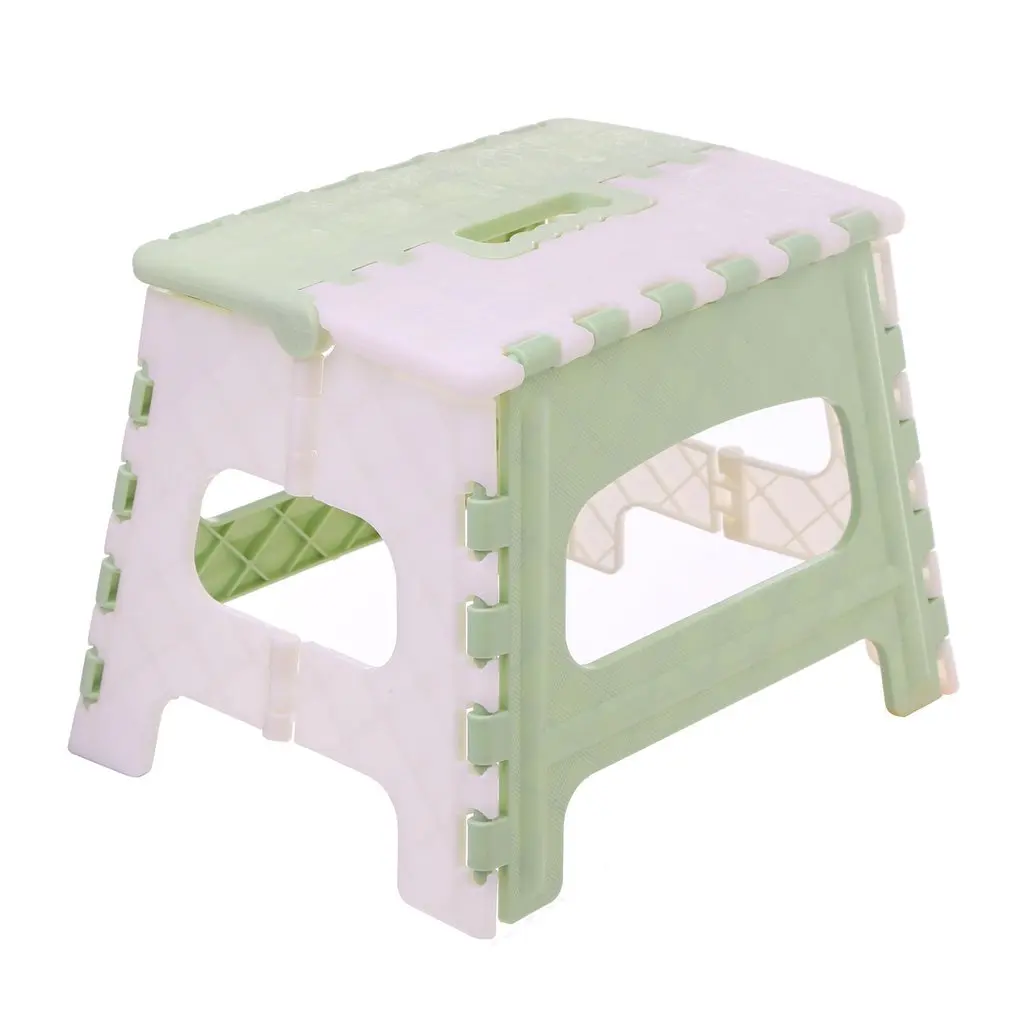 Folding Step Stool Portable Chair Seat For Home Bathroom Kitchen Garden Camping Kids And Adults Use