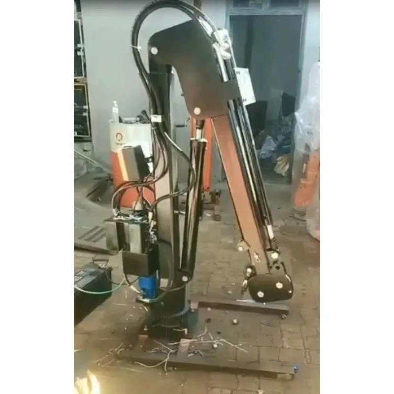 자동차 트럭 모바일 크레인 장비 360도 지브 크레인 6000lbs 12000lbs 소형 유압 펌프 제공 레스토랑 장비 리프팅 도구