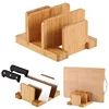 Multifunctional Durable Creative Bamboo Cutting Board Storage Rack Pot Lids Holder Kitchen Supplies Gadgets For Restaurant 1