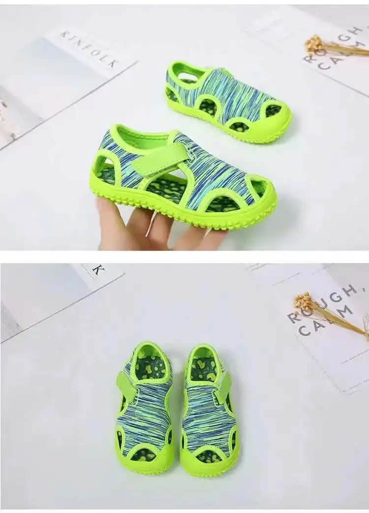 girl princess shoes Cloth Kids Sport Sandal Boys Girls Summer Outdoor Beach Closed-Toe Hiking Athletic Water Shoes Fashion Camouflage Toddle Sandal children's shoes for adults