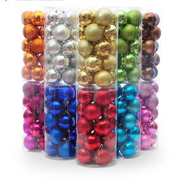 

Christmas Plastic Balls Holiday Party Pendant Christmas Tree Decoration Balls