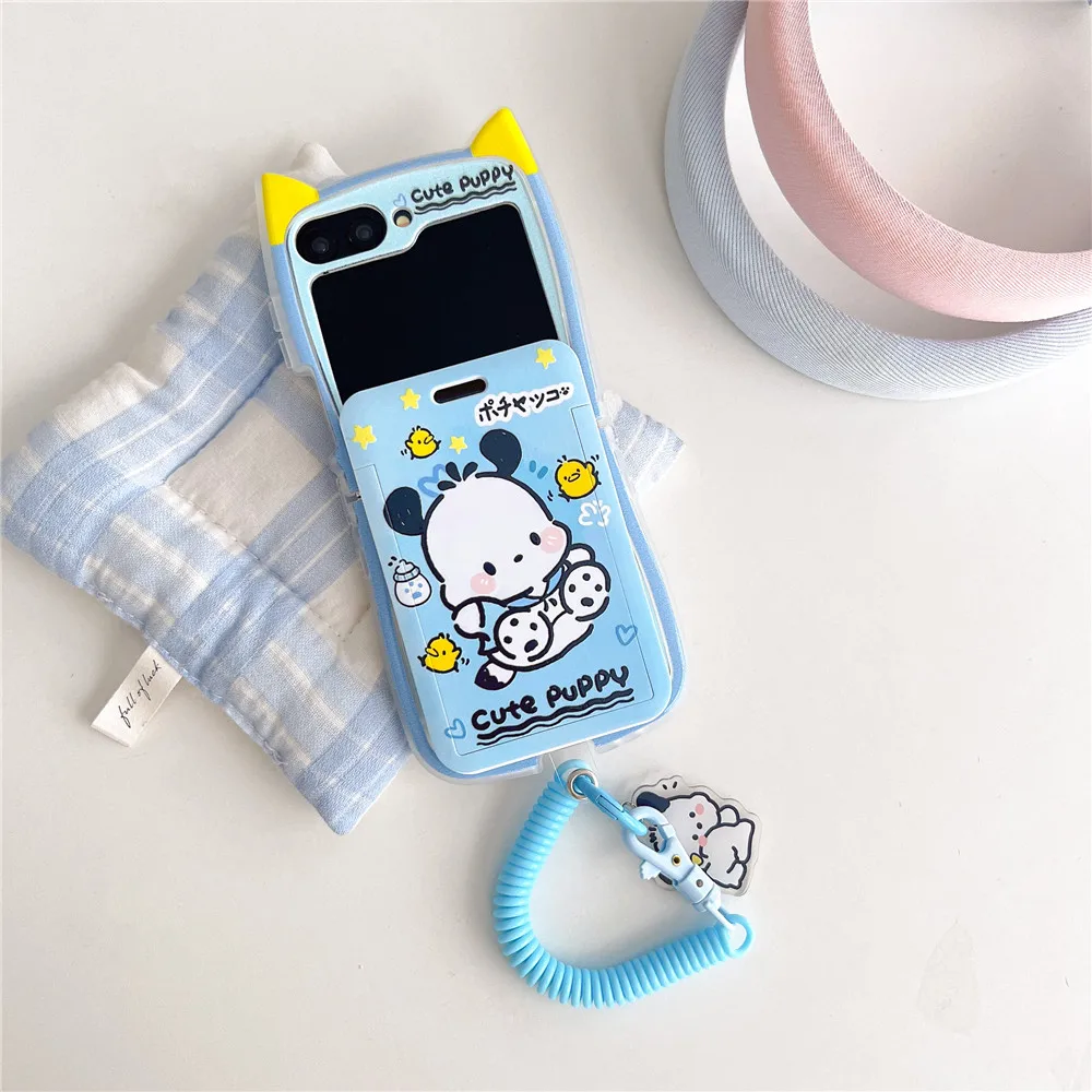 Charming Anime Pochacco Card Holder Cartoon Festival Gift Soft Cover Anti-Drop Case