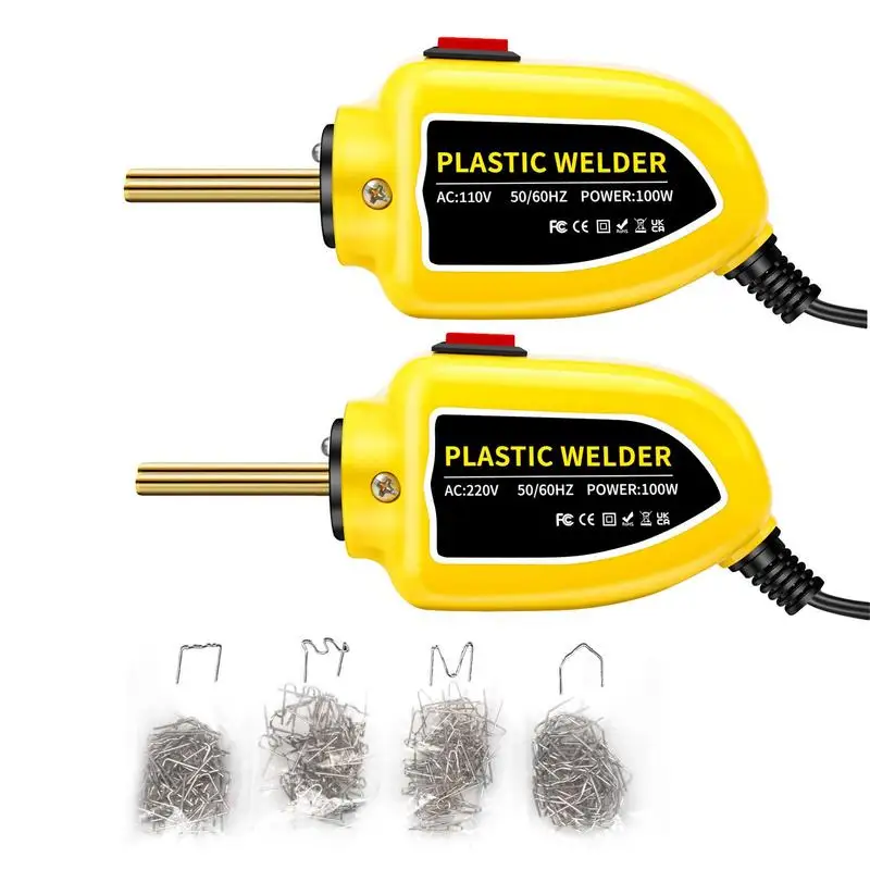 

Car Hot Stapler Kit Plastic Welding Machine Bumper Repair Kit Heat Stapler Repair Welder Kit Welding Machine For Autovehicle SUV