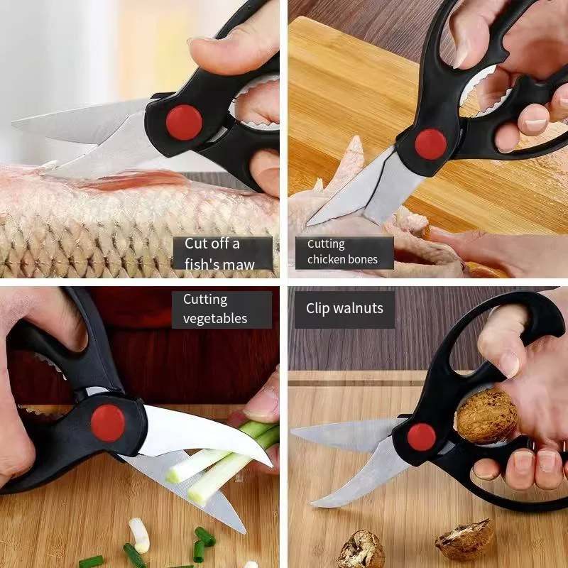 Stainless steel kitchen scissors 2