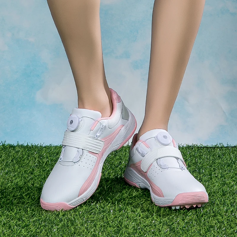 2023 New Women's Golf Shoe Outdoor Professional Golf Shoe Women's Comfort Training Shoe Women's Grass Walking Shoe