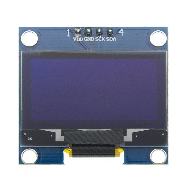 1,3-дюймовый модуль OLED-дисплея белого/синего цвета, чип Drive SH1106 128X64, 1,3-дюймовый OLED-ЖК-дисплей со светодиодной подсветкой IIC I2C Communicate 6