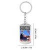 1/2pcs Trump 2024 Flag Key Ring Stainless Steel Shooting Makes Me Stronger Key Holder for Men Women Gifts for MAGA Supporters 6