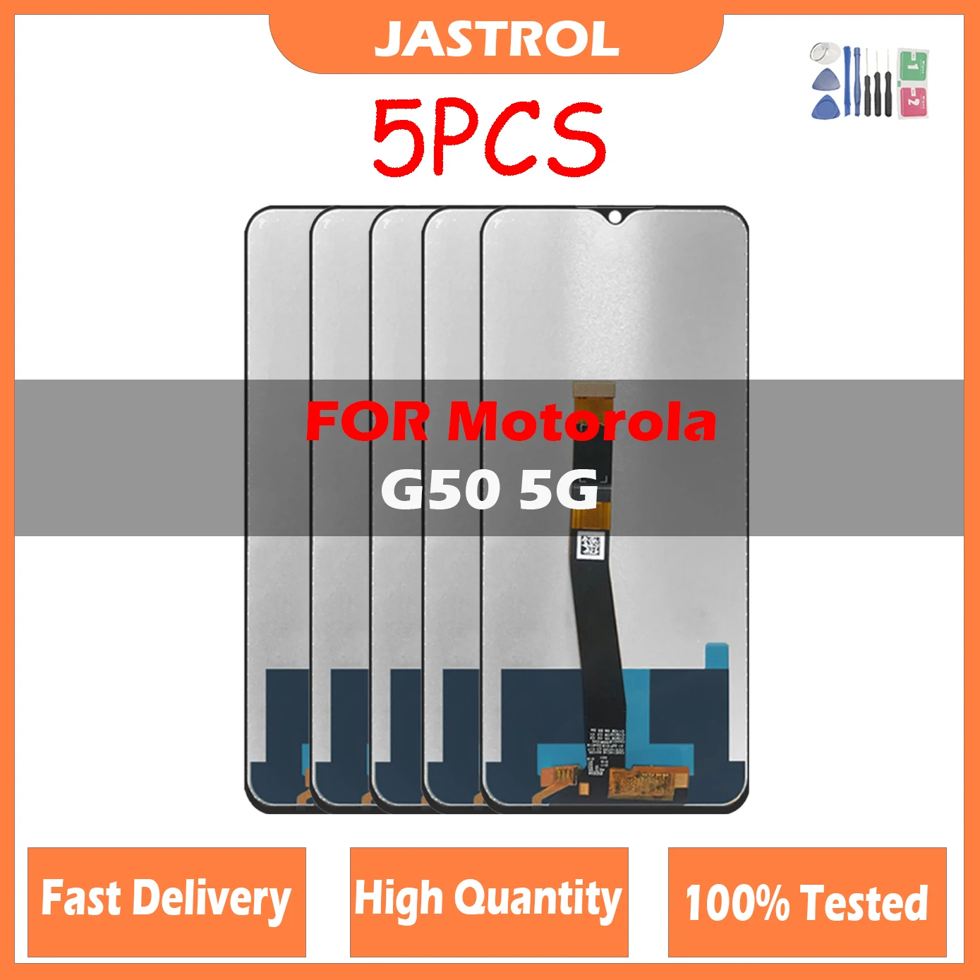 

5Pcs/Lot LCD For Motorola Moto G50 5G LCD Saipan Display Touch Panel Screen Digitizer Assembly For Moto G50 5G XT2149-1 LCD